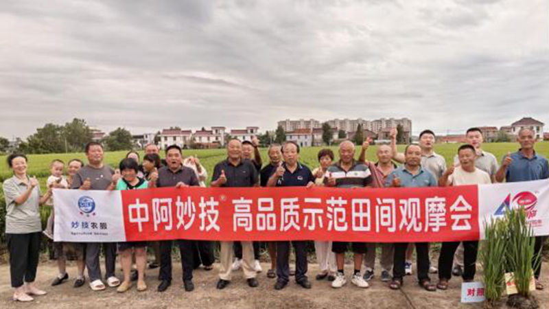 江蘇惠多利舉辦撒可富種植大戶觀摩訂貨會(huì)